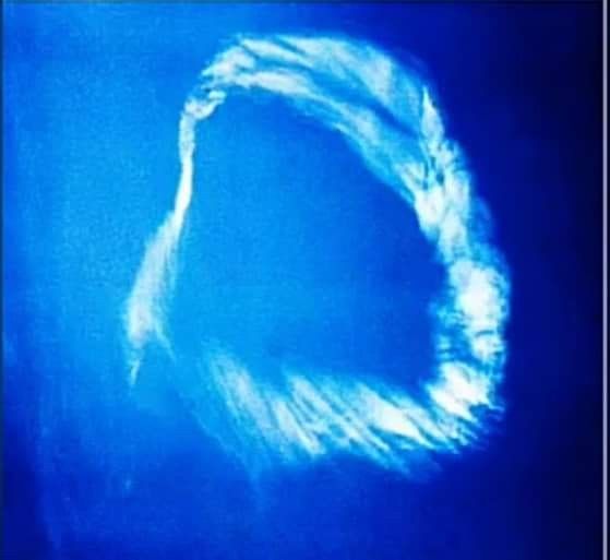 The cloud of glory photographed in 1963